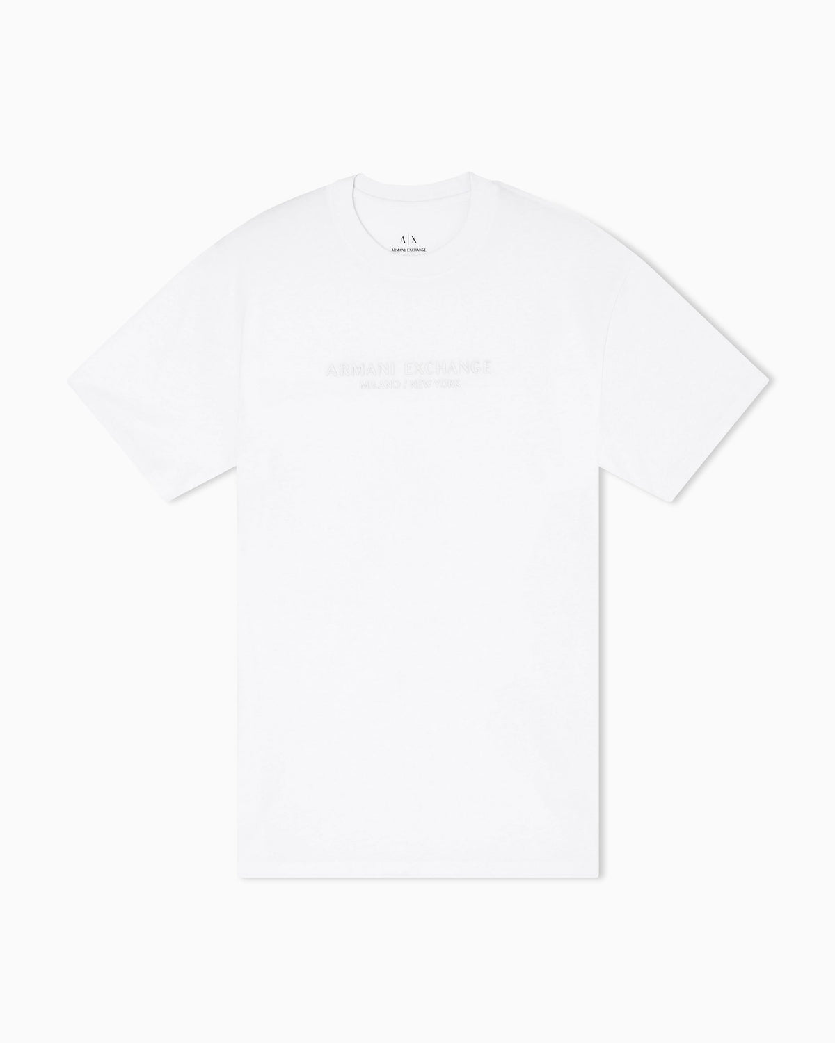 T-shirt uomo Armani Exchange cotone logo girocollo