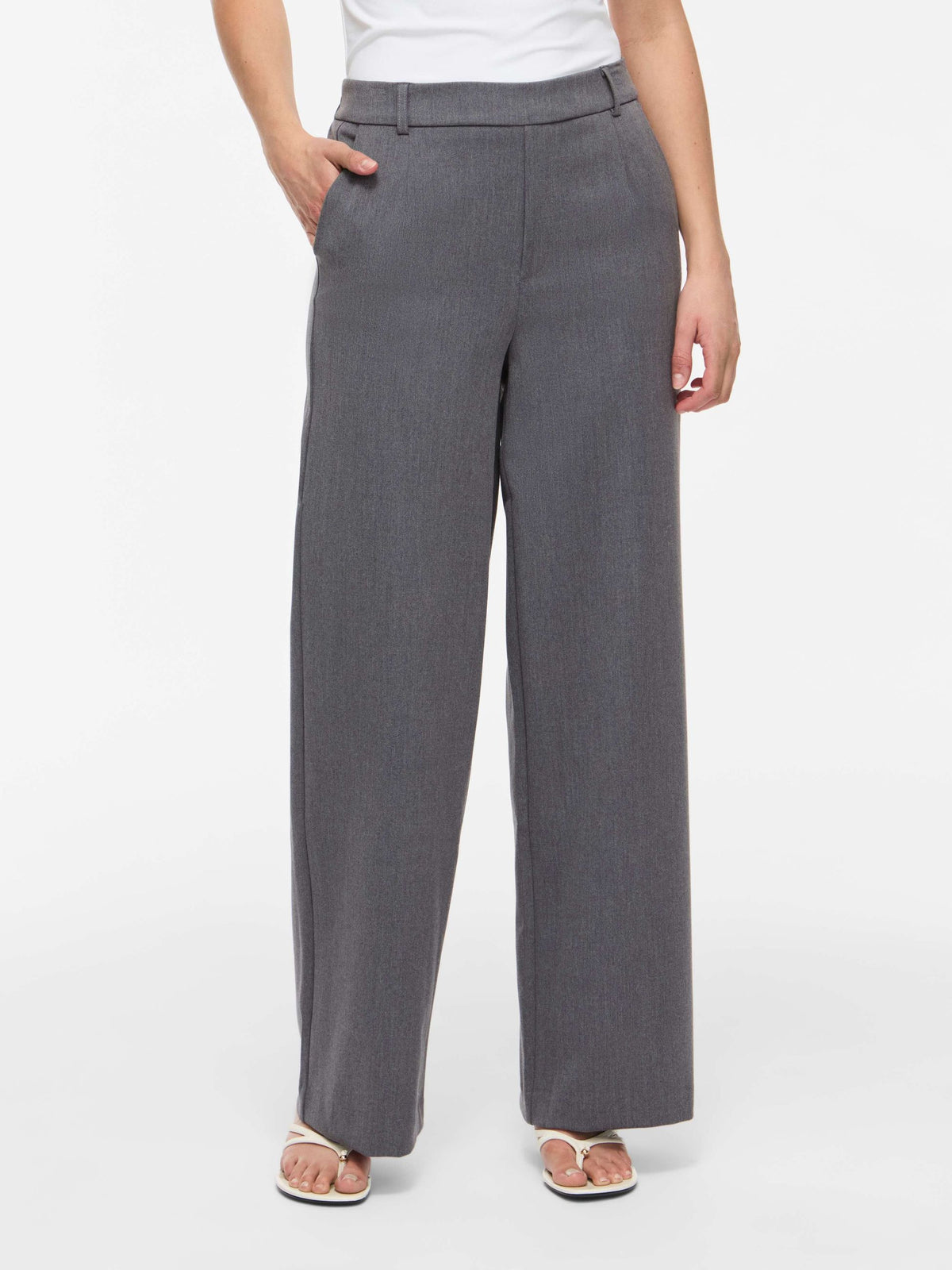 Pantaloni VILA donna tessuto viscosa stretch