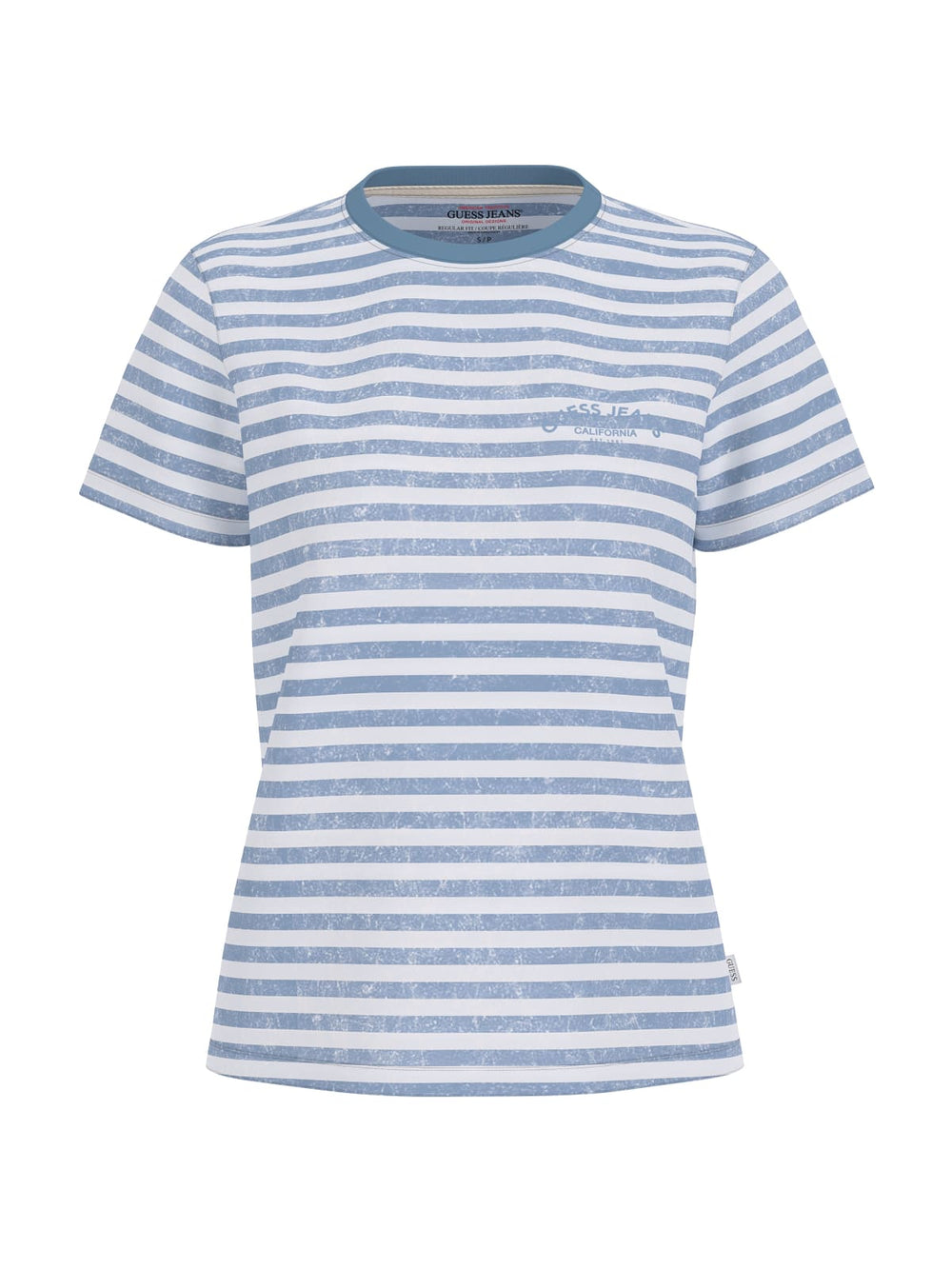 Camicia Guess Jeans donna regular a righe cotone stretch