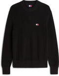 Maglione Tommy Jeans uomo cotone regular badge