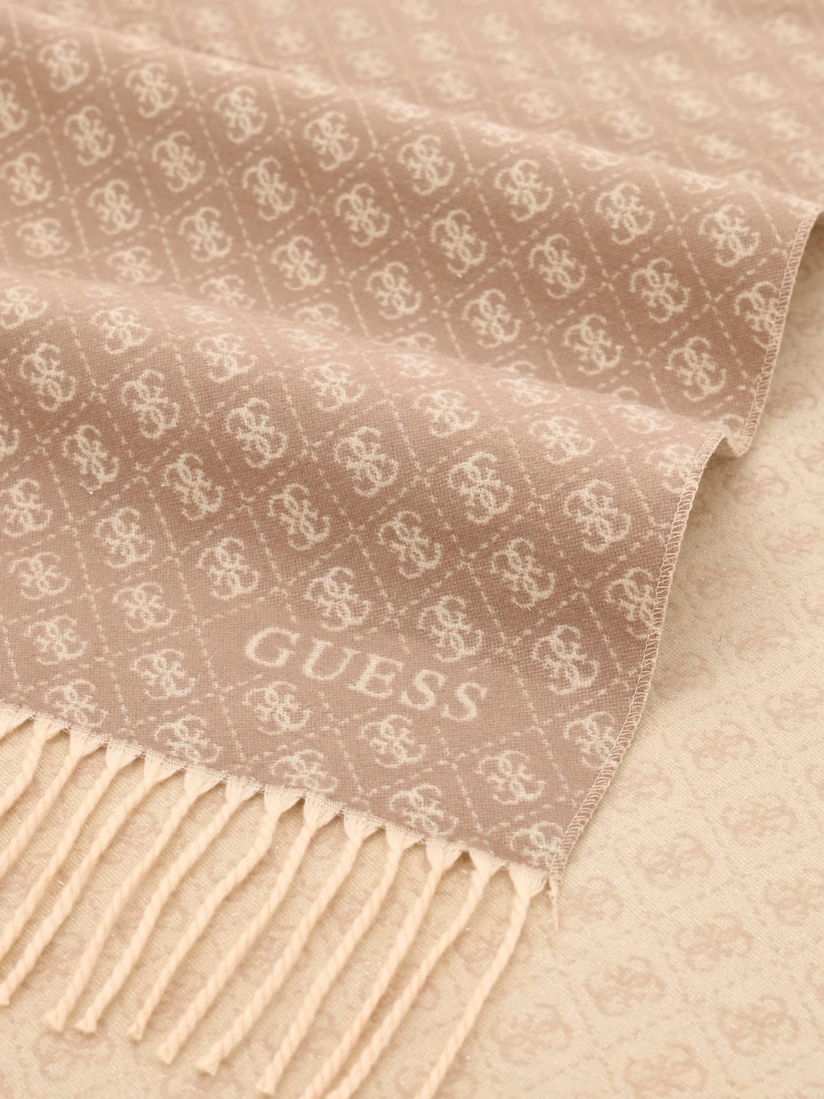 Sciarpa Guess donna viscosa logo lurex