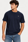T-shirt patch manica corta uomo Guess cotone
