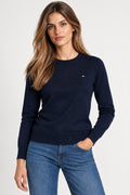 Maglia donna Tommy Hilfiger cotone treccia