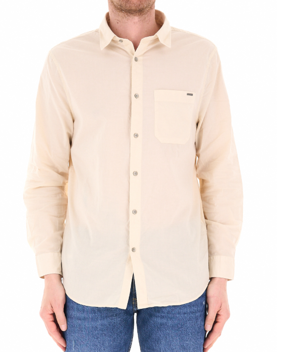 Camicia Guess uomo Crinkle cotone