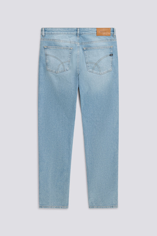 Jeans uomo GAS SAX ZIP REV skinny denim stretch