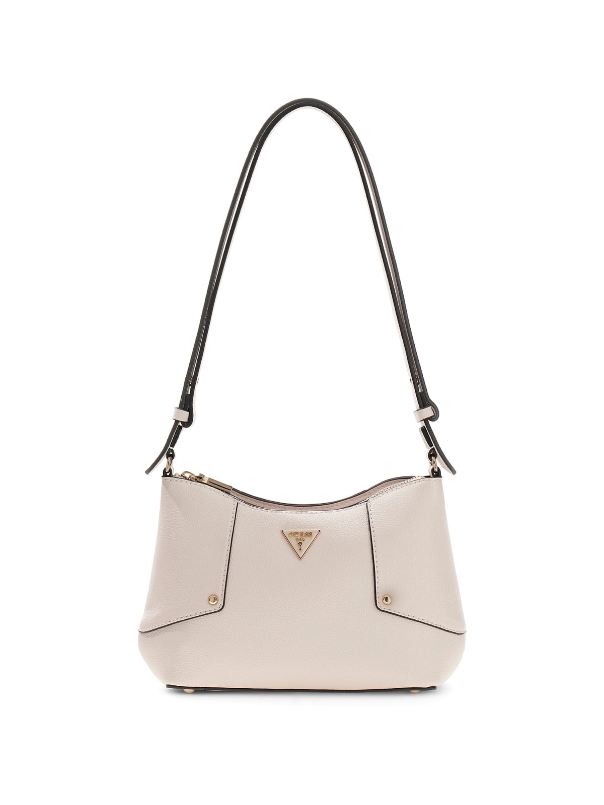 Borsa Guess Darcy hobo donna similpelle beige tortora con logo
