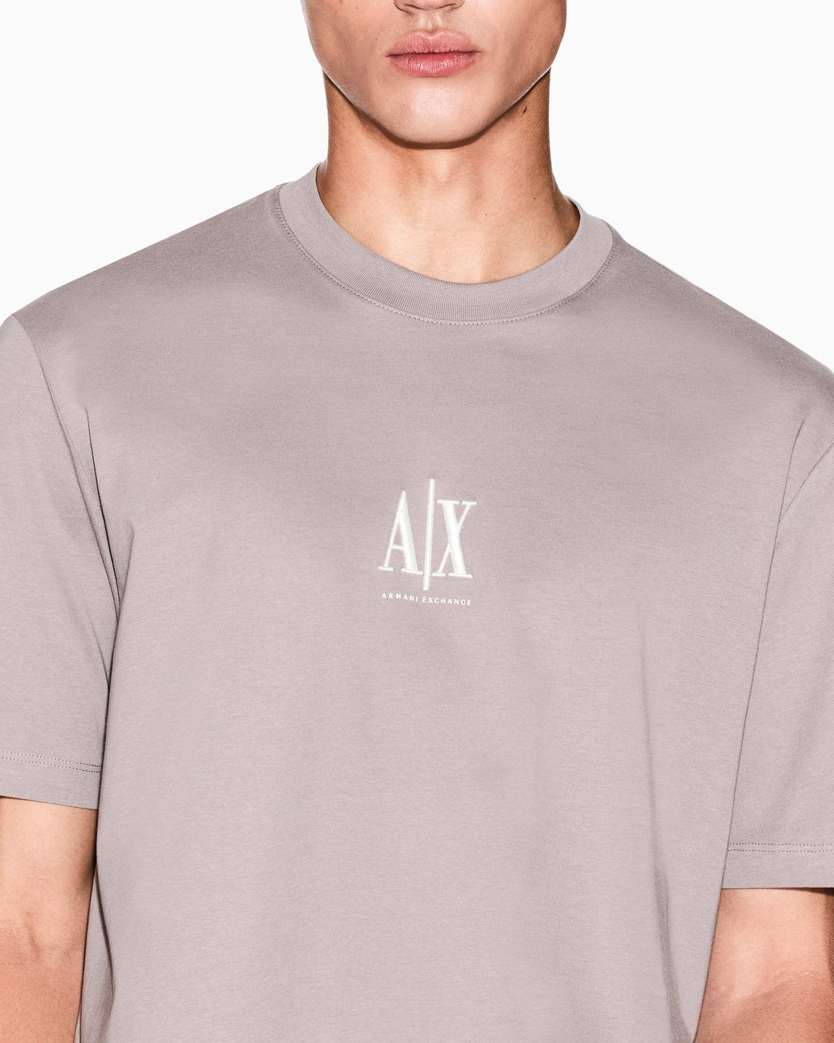 T-shirt A|X uomo cotone manica corta logo