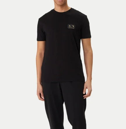 T-shirt A|X Armani Exchange uomo cotone jersey logo