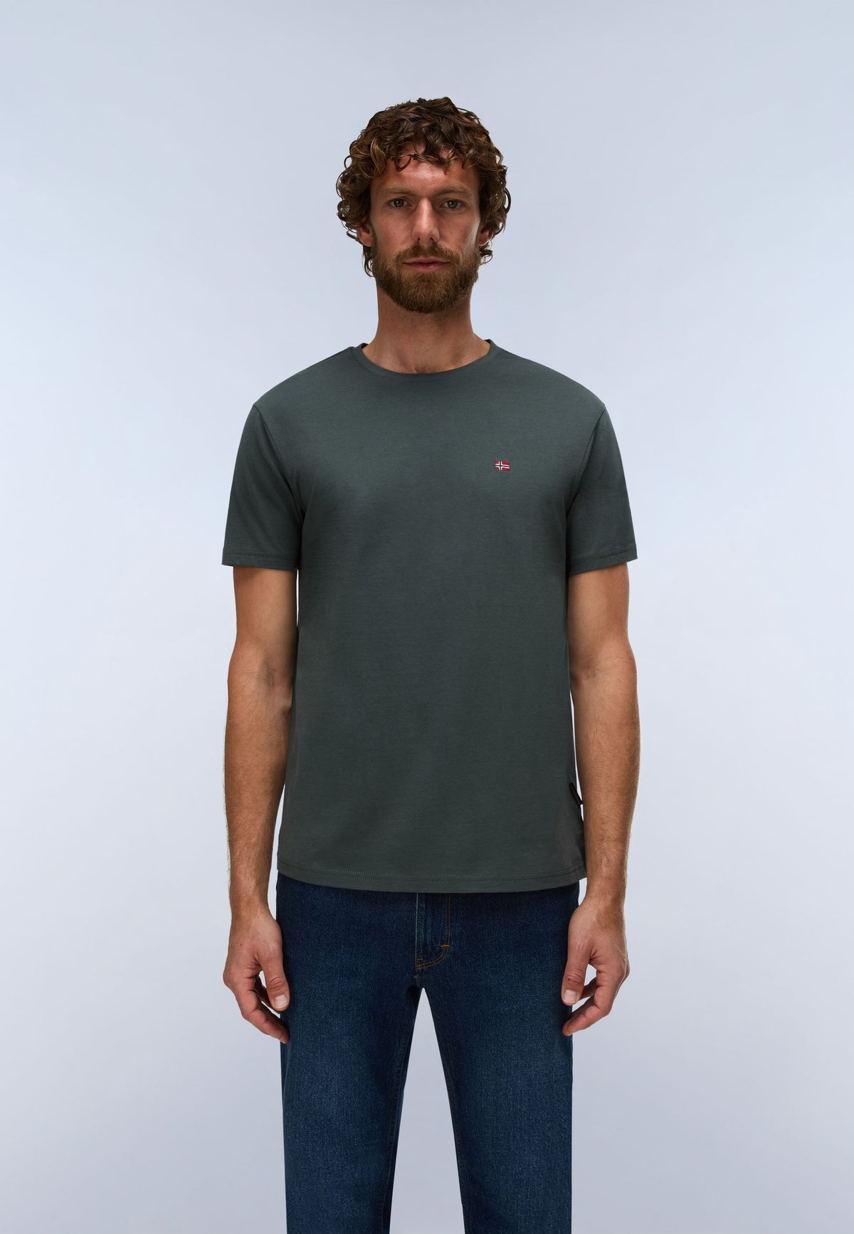 T-shirt uomo Napapijri Salis cotone manica corta