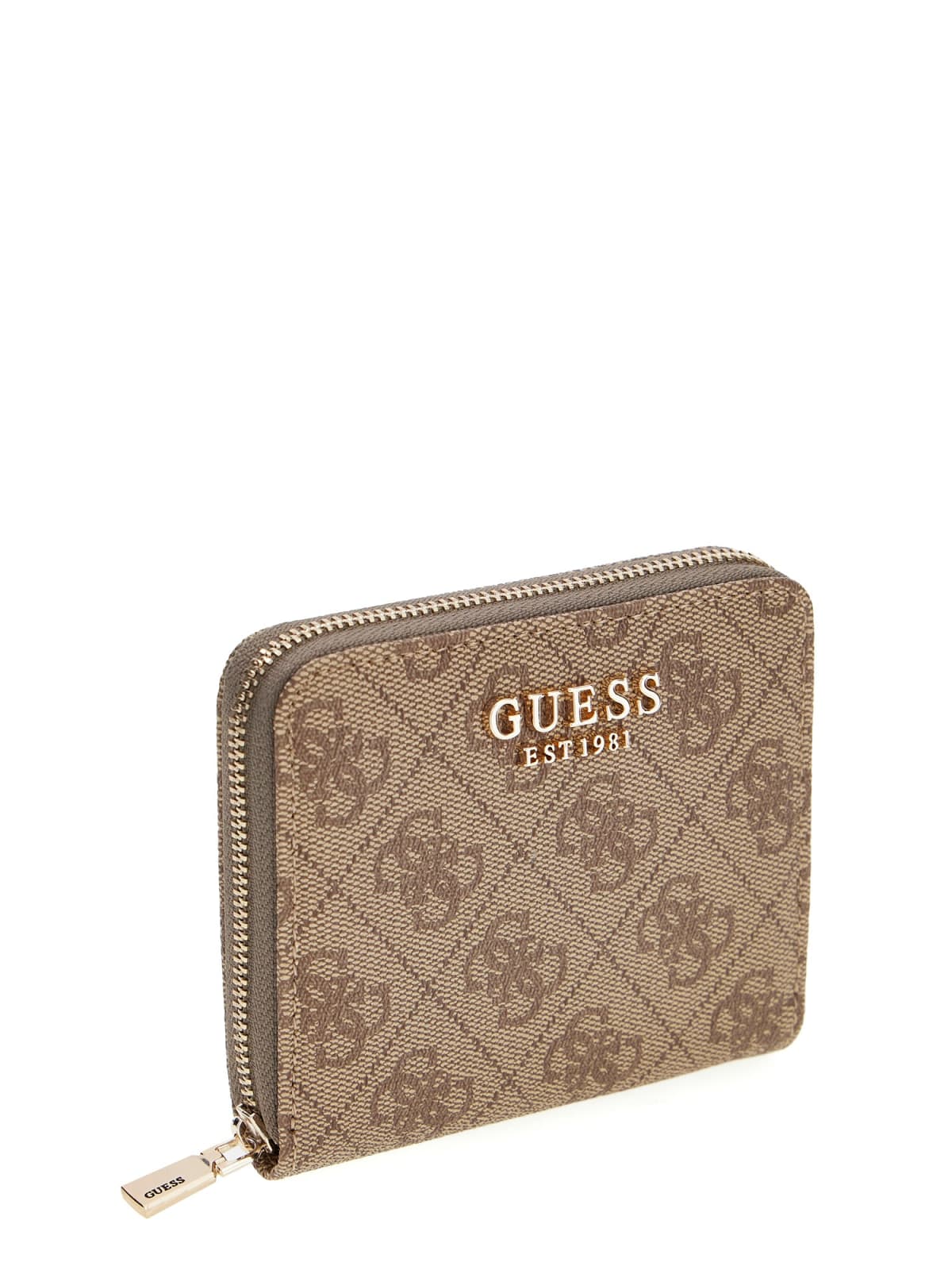 Portafoglio Coleen logo Guess donna piccolo zip