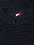 Maglione Tommy Jeans uomo cotone regular badge