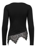Blusa donna ONLY viscosa collo chiuso