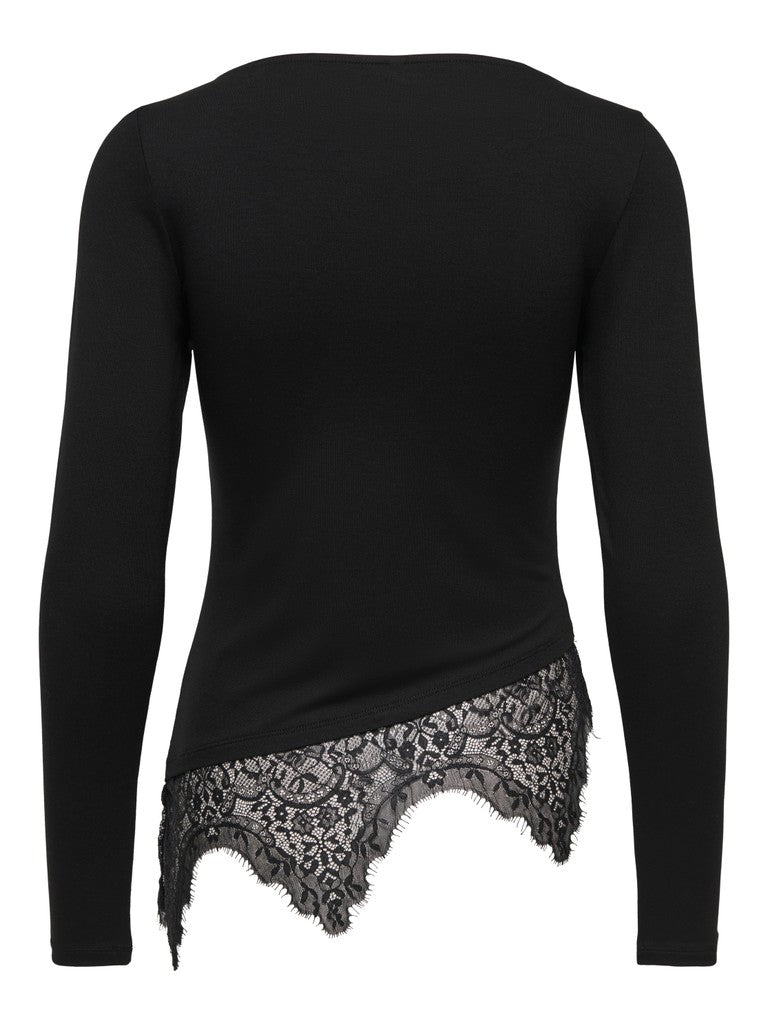 Blusa donna ONLY viscosa collo chiuso