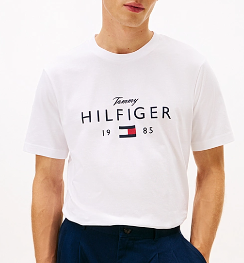 T-shirt uomo Tommy Hilfiger Brand Love cotone regular