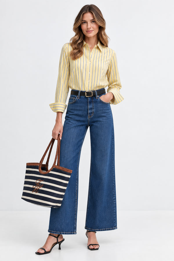Jeans donna Tommy Hilfiger wide leg Rian
