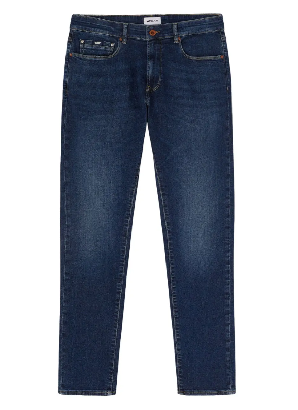 Jeans uomo GAS SAX ZIP REV skinny denim stretch