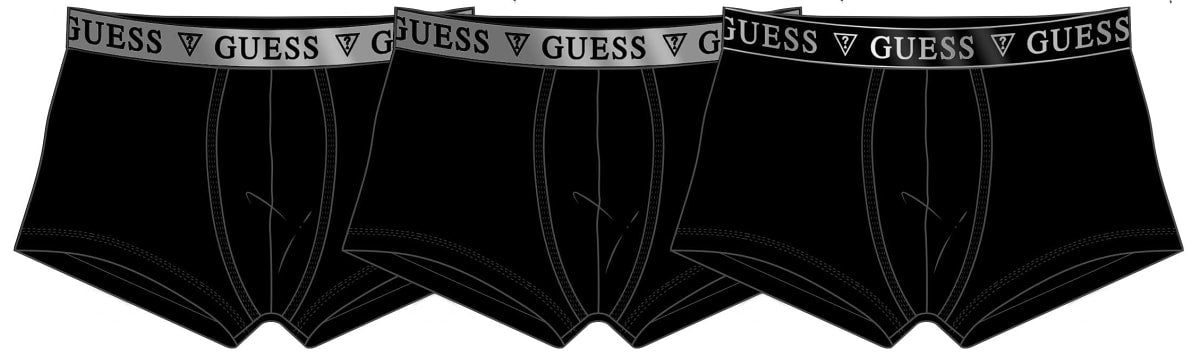 Tris boxer aderenti uomo Guess cotone elasticizzato