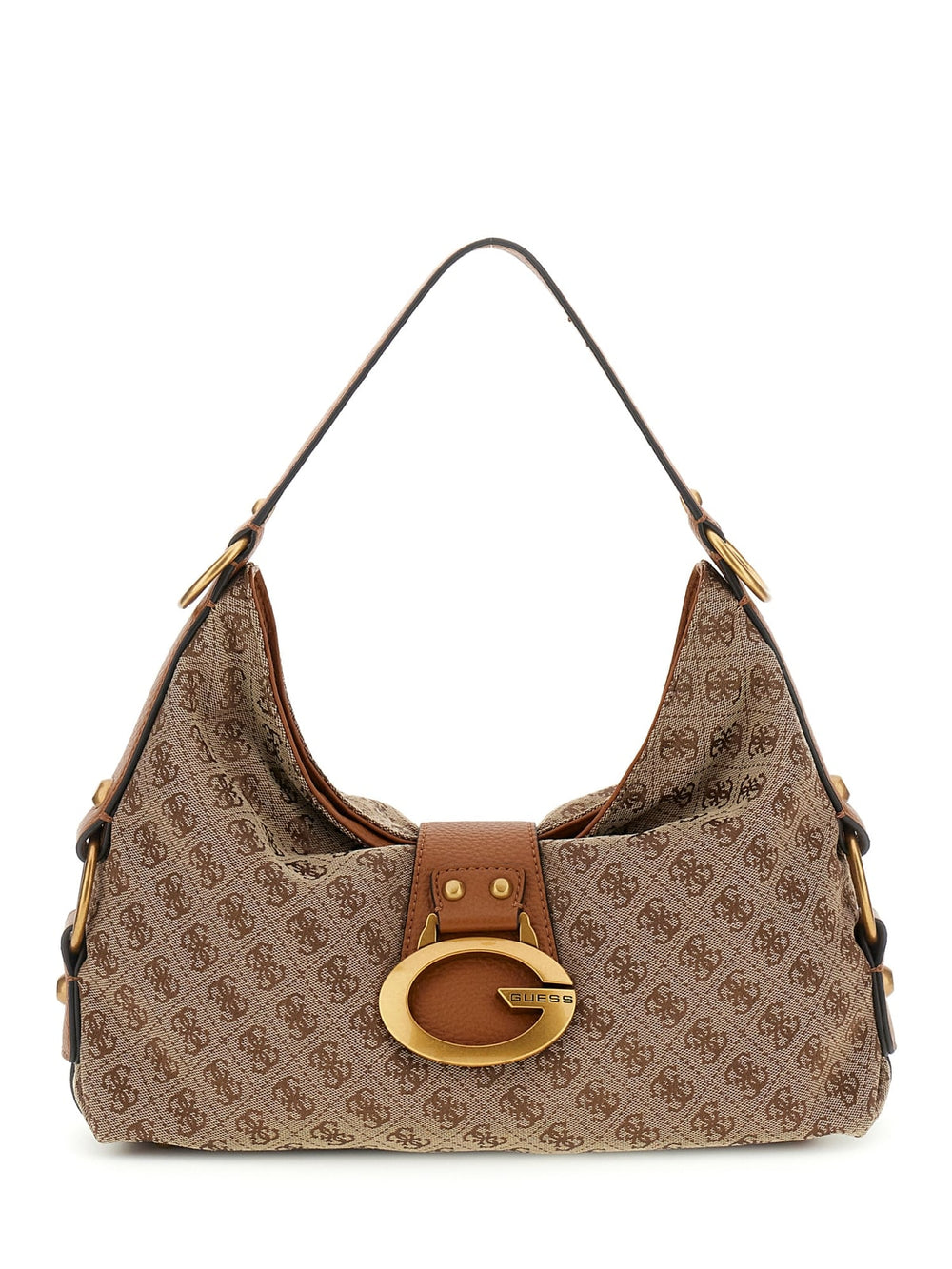 Borsa Guess donna Camden spalla logo all-over