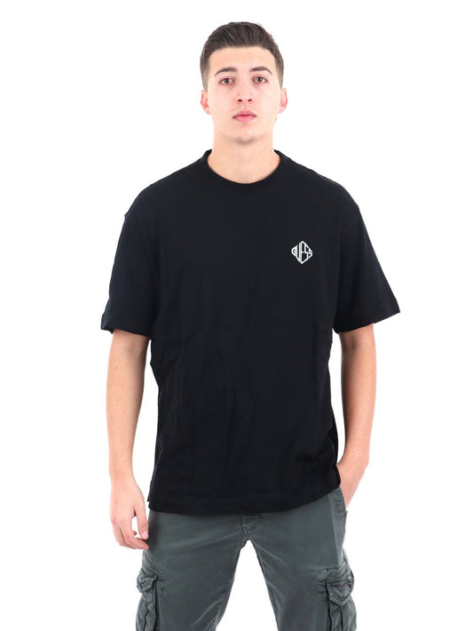T-shirt Guess uomo logo diamante cotone