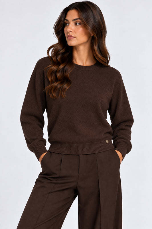 Maglia donna YES-ZEE girocollo lurex