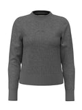 Maglione girocollo Guess Jeans donna ricamo logo