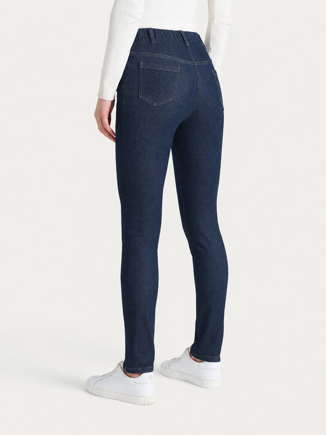 Jeans skinny Ragno donna 5 tasche vita elasticizzata