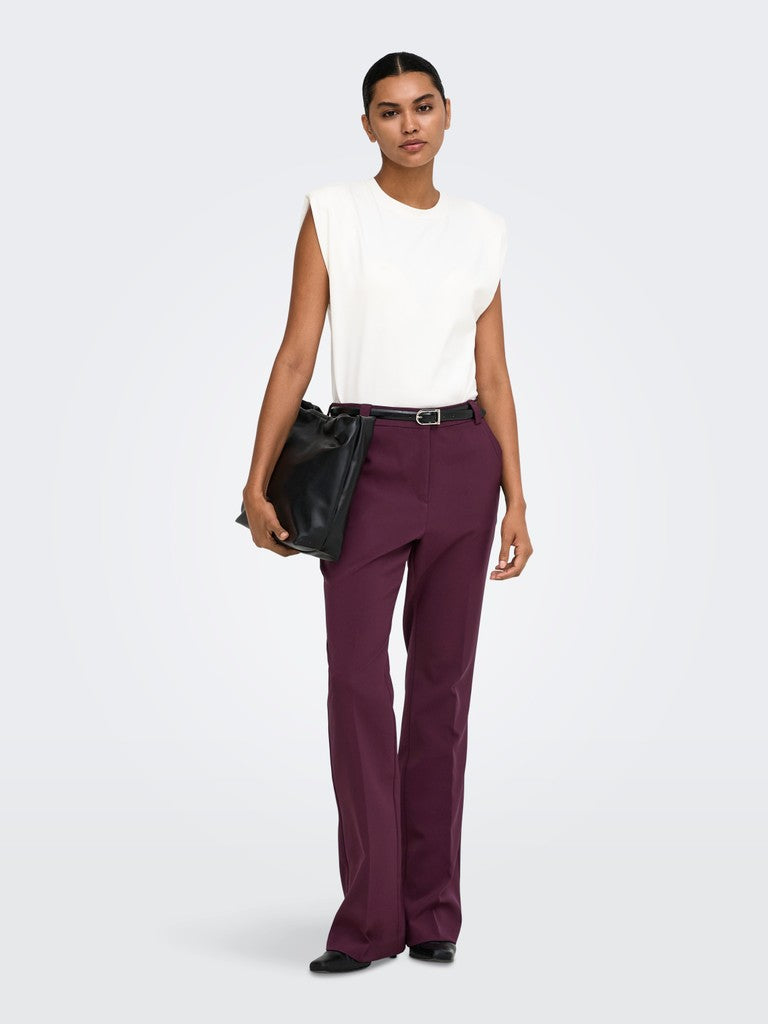 Pantaloni donna ONLY tessuto stretch poliestere
