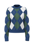 Maglione Guess donna Gracie motivo argyle