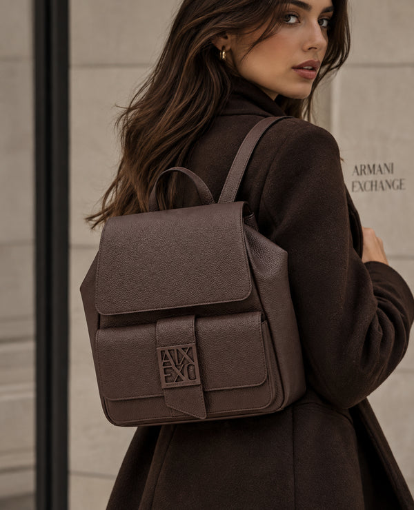 Zaino Armani Exchange donna similpelle logo