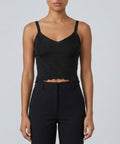 Top donna MARKUP a coste viscosa lurex