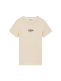 T-shirt Guess Jeans donna slim cotone ricamo logo