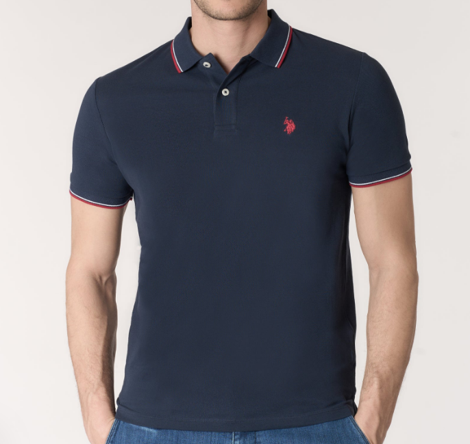 Polo U.S. Polo Assn. uomo micro piqué manica corta cotone