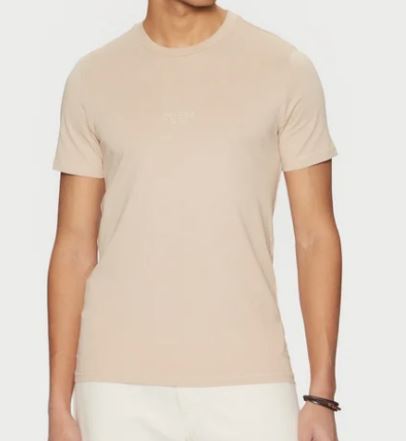 T-shirt Guess uomo Aidy cotone girocollo