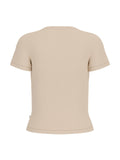 T-shirt Guess Jeans donna slim cotone ricamo logo