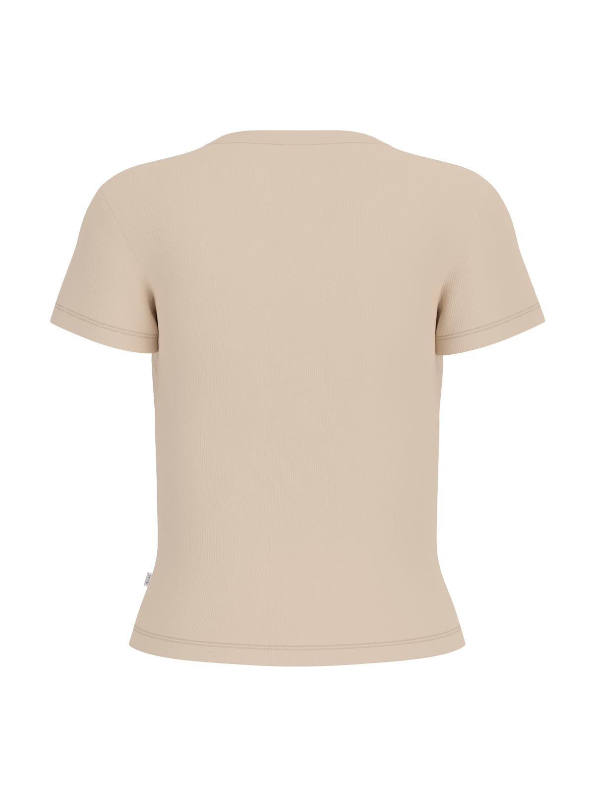 T-shirt Guess Jeans donna slim cotone ricamo logo