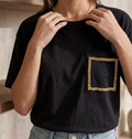 T-shirt donna MARKUP cotone con dettaglio taschino pe26