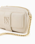 Borsa donna A|X ecopelle logo tracolla regolabile