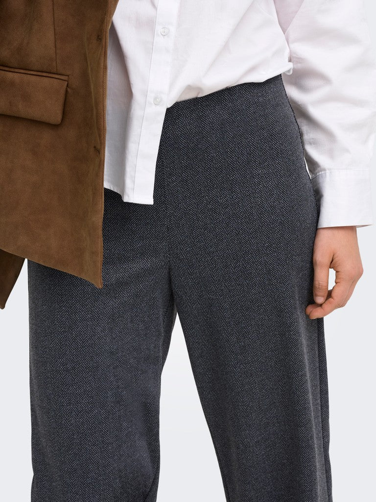 Pantaloni ONLY donna maglia spina di pesce