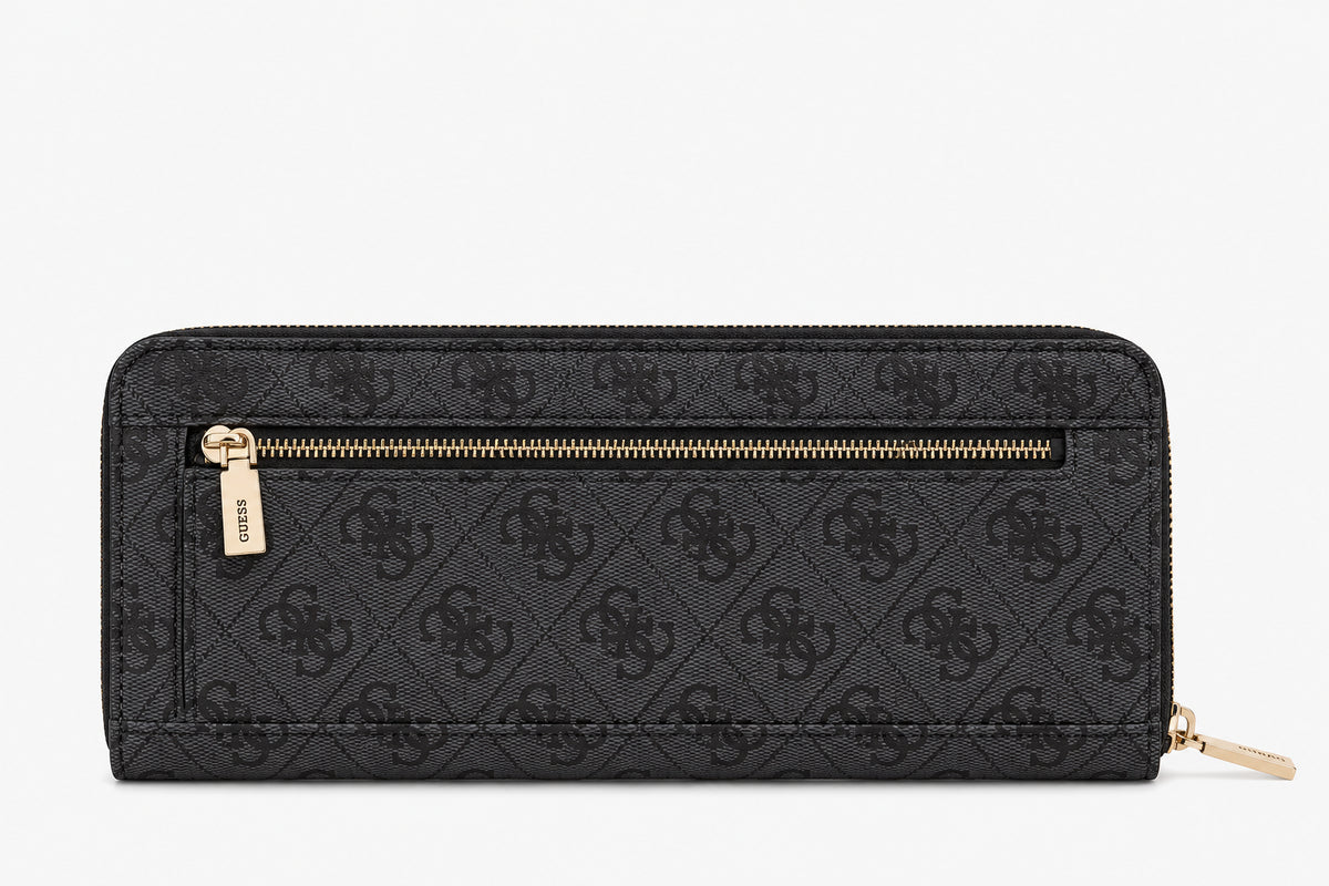 Portafoglio donna Guess Yvonne zip-around logo