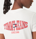T-shirt Tommy Jeans Donna Regular Wavy Flag Cotone Pe26