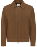Overshirt MARKUP uomo effetto scamosciato traforata