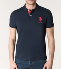 Polo U.S. Polo Assn. uomo piqué manica corta cotone
