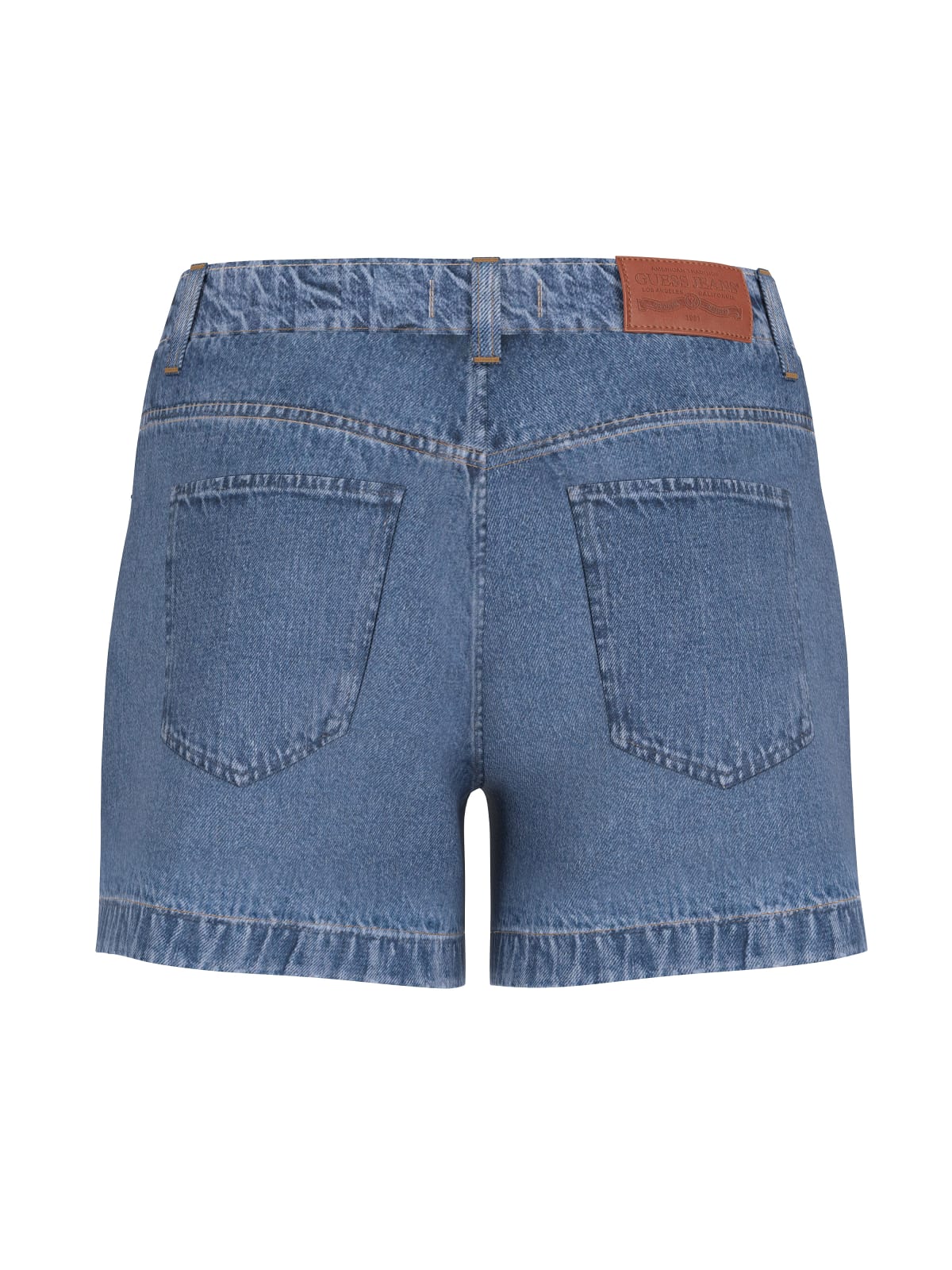 Shorts Guess Jeans donna mom fit highwaist lino