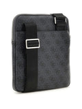 Borsa Guess uomo Milano tracolla piatta 4G similpelle