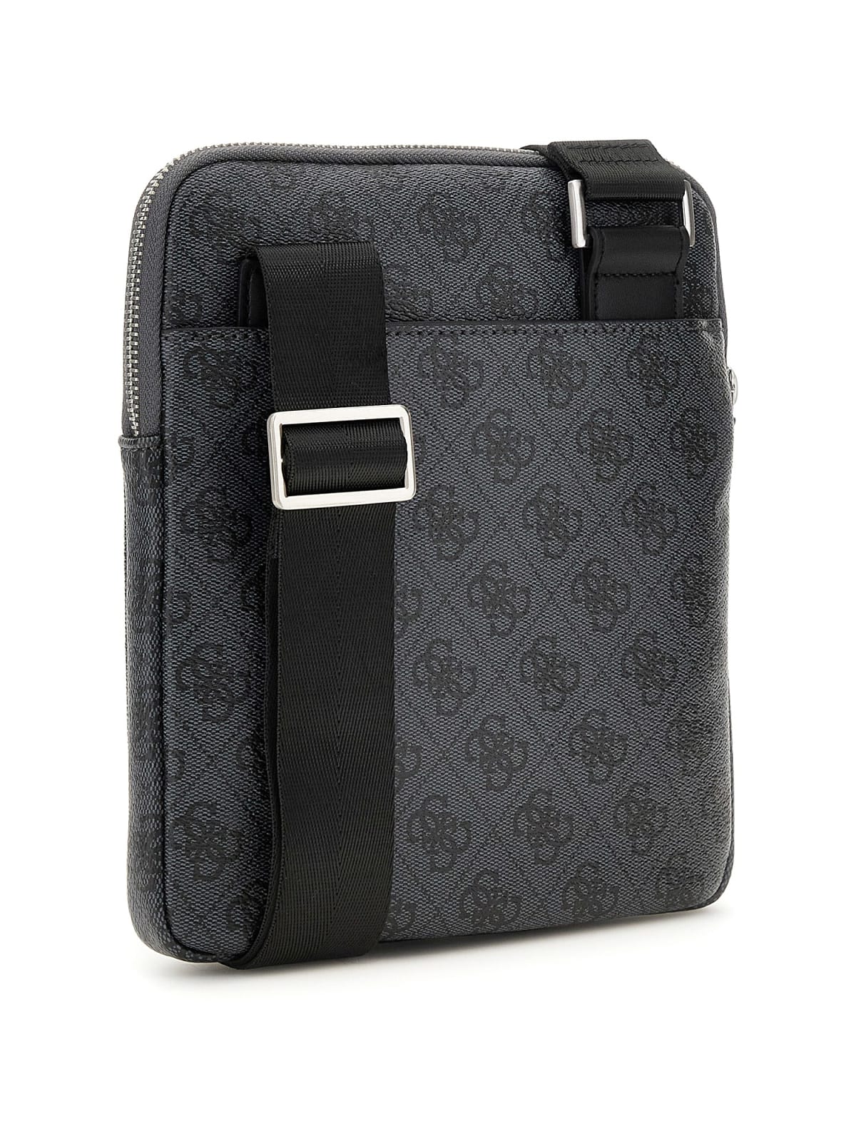 Borsa Guess uomo Milano tracolla piatta 4G similpelle