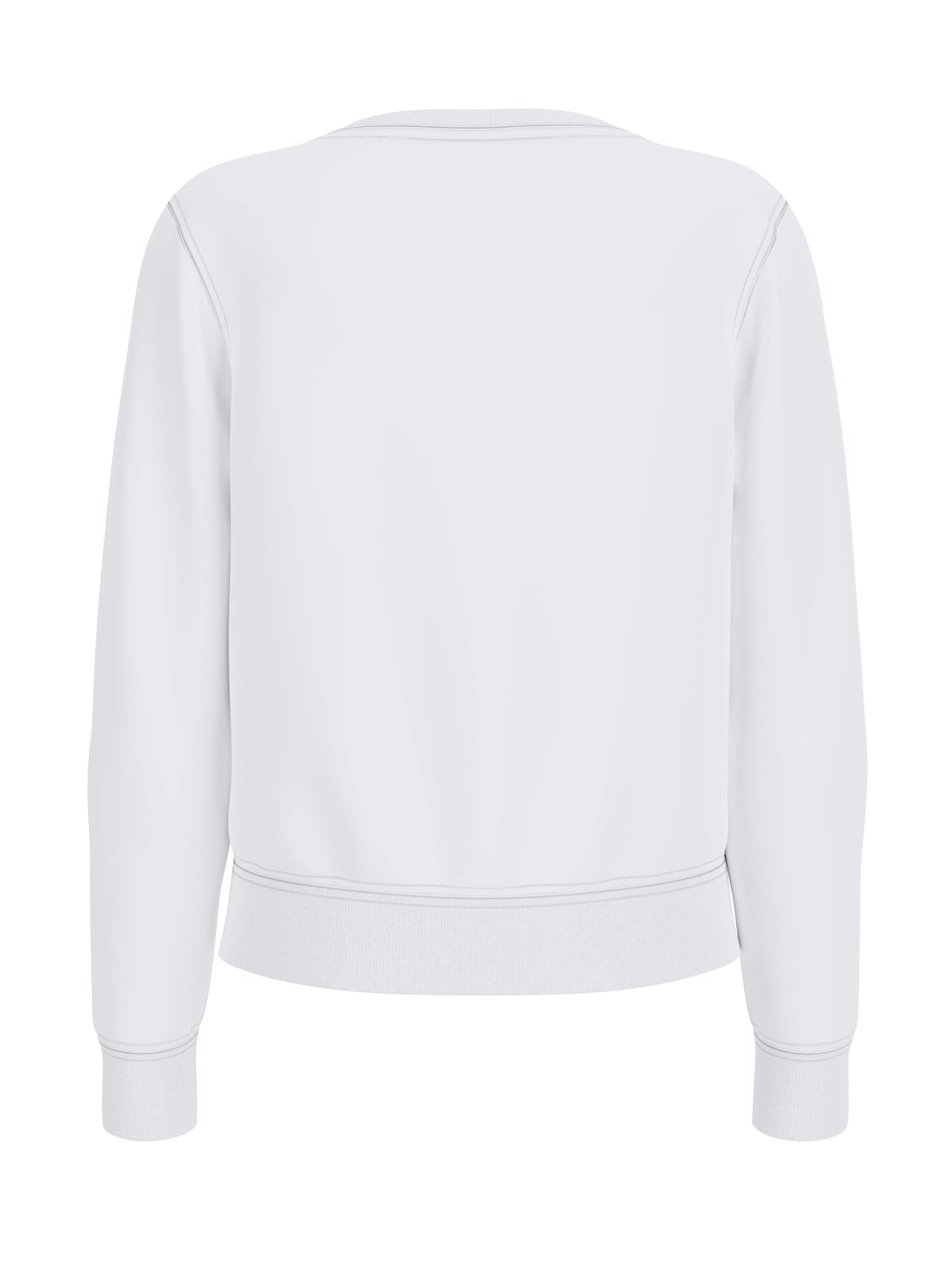 Felpa Guess Jeans donna regular logo cotone