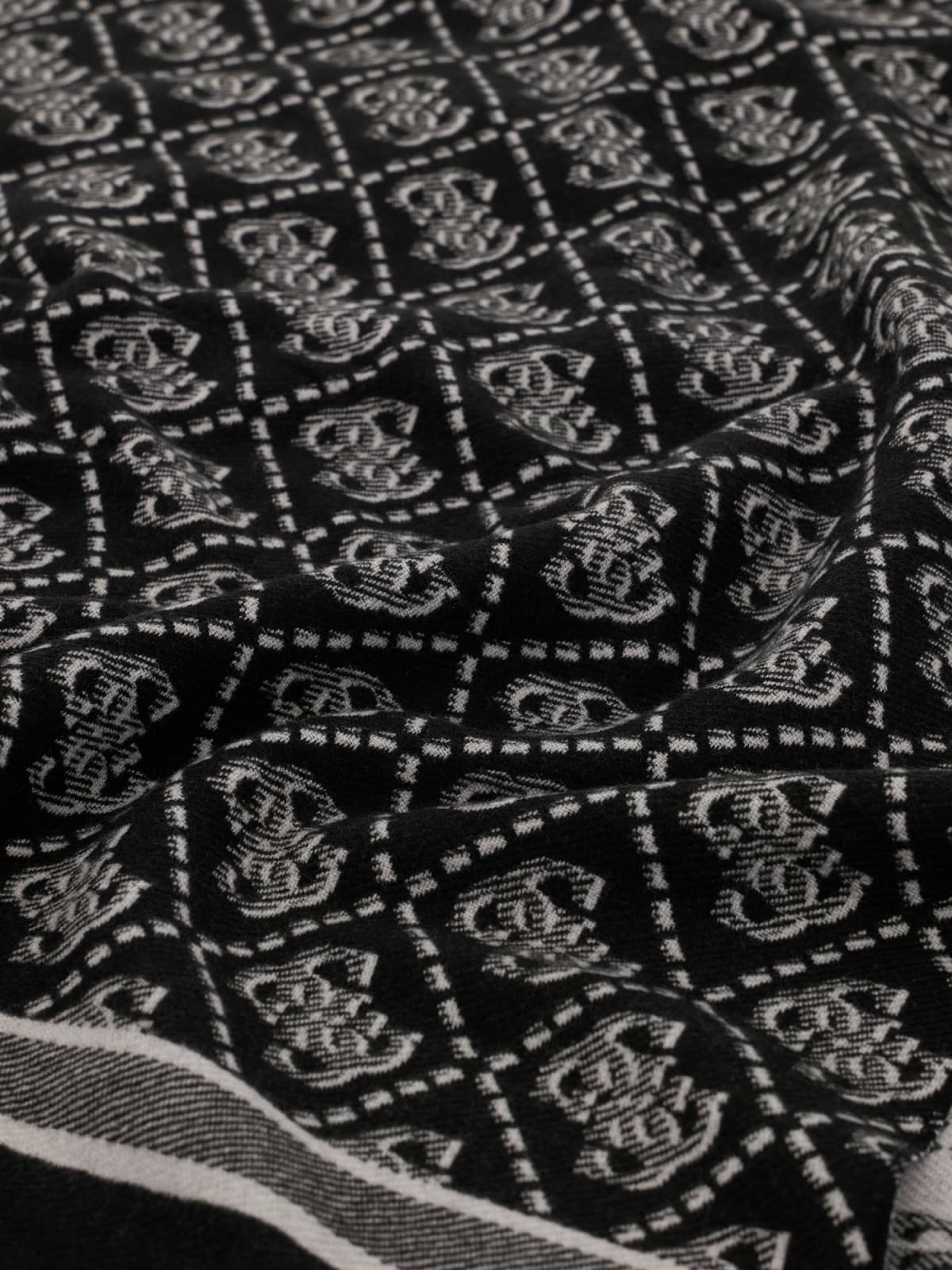 Sciarpa jacquard Guess donna logo poliestere