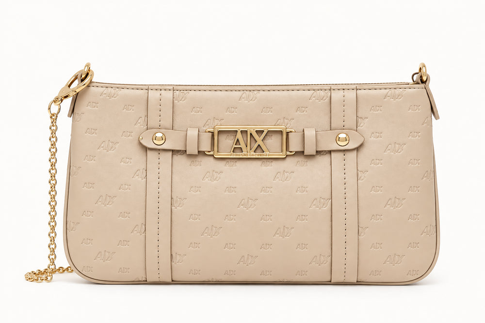 Mini borsa Armani Exchange donna poliestere logo