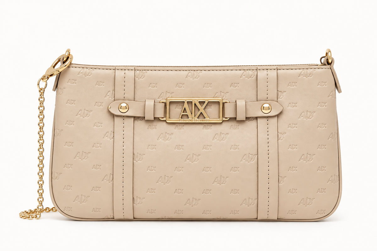 Mini borsa Armani Exchange donna poliestere logo