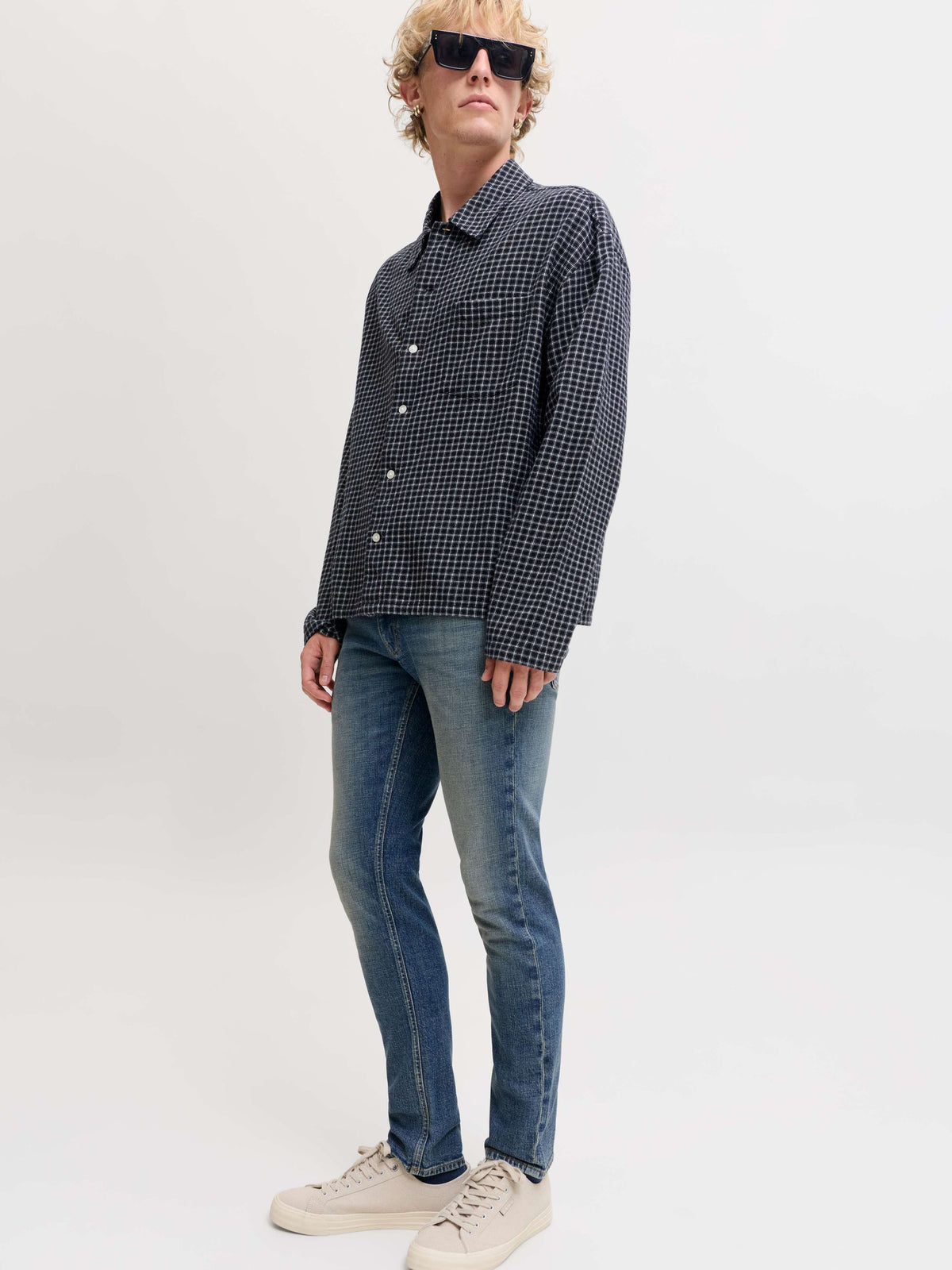 Jeans Jack & Jones uomo Glenn Dylan slim denim